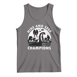 Hide And Seek Champions Tank Top Funny Cryptid Cryptozoology TS14 Deep Heather Print Your Wear
