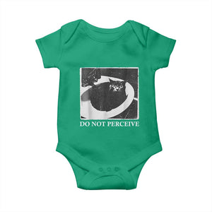 Do Not Perceive Me Funny Meme Cat Lover Baby Onesie Funny Cat Sarcstic Meme
