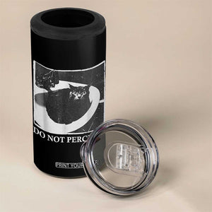 Do Not Perceive Me Funny Meme Cat Lover 4 in 1 Can Cooler Tumbler Funny Cat Sarcstic Meme