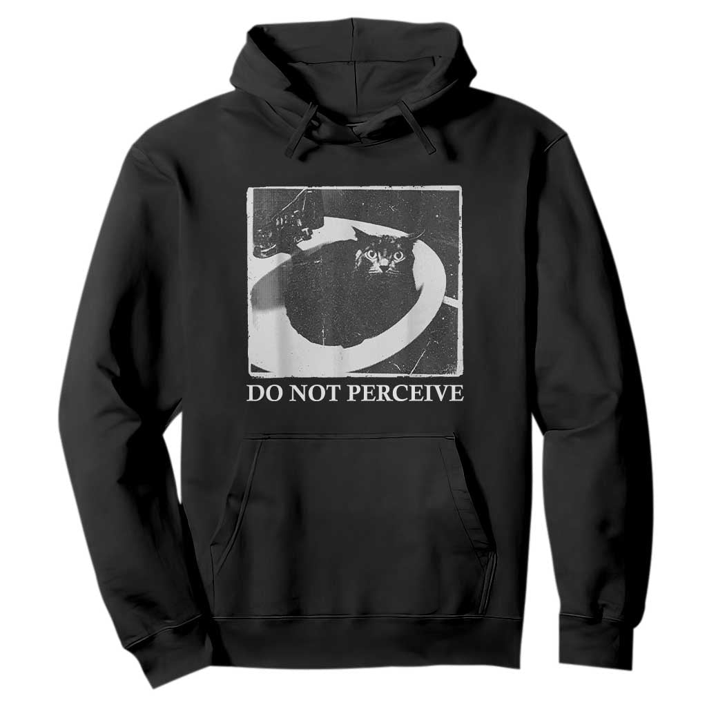 Do Not Perceive Me Funny Meme Cat Lover Hoodie Funny Cat Sarcstic Meme
