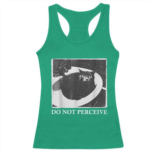 Do Not Perceive Me Funny Meme Cat Lover Racerback Tank Top Funny Cat Sarcstic Meme