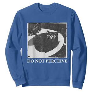 Do Not Perceive Me Funny Meme Cat Lover Sweatshirt Funny Cat Sarcstic Meme