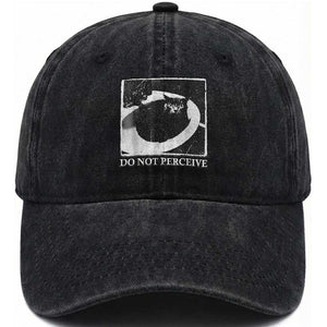 Do Not Perceive Me Funny Meme Cat Lover Washed Cotton Baseball Cap Funny Cat Sarcstic Meme
