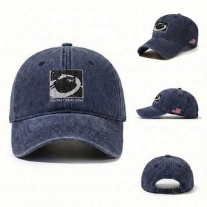 Do Not Perceive Me Funny Meme Cat Lover Washed Cotton Baseball Cap Funny Cat Sarcstic Meme