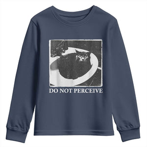Do Not Perceive Me Funny Meme Cat Lover Youth Sweatshirt Funny Cat Sarcstic Meme