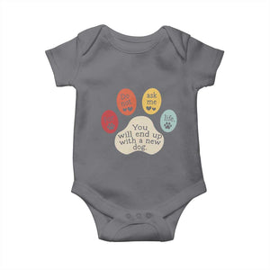 Do Not Ask Me For Life Advice Baby Onesie Funny Sarcastic Dog Lover Gift
