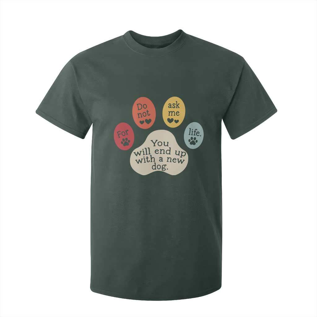 Do Not Ask Me For Life Advice T Shirt For Kid Funny Sarcastic Dog Lover Gift