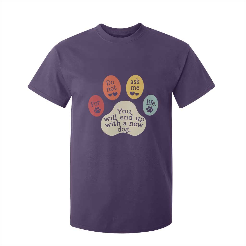 Do Not Ask Me For Life Advice T Shirt For Kid Funny Sarcastic Dog Lover Gift