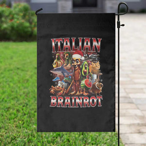 Italian Brainrot Christmas Meme Garden Flag Funny Brain Rot Gen Z Meme TS14 Print Your Wear