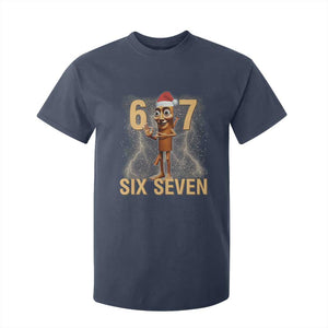 67 Six Seven Italian Brainrot Meme T Shirt For Kid Funny Tung Tung Tung Sahur Christmas TS14 Navy Print Your Wear