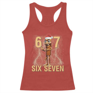 67 Six Seven Italian Brainrot Meme Racerback Tank Top Funny Tung Tung Tung Sahur Christmas TS14 Red Print Your Wear