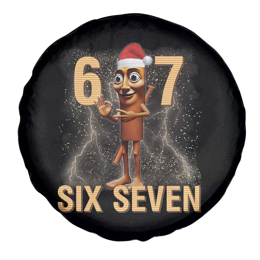 67 Six Seven Italian Brainrot Meme Spare Tire Cover Funny Tung Tung Tung Sahur Christmas TS14 Print Your Wear