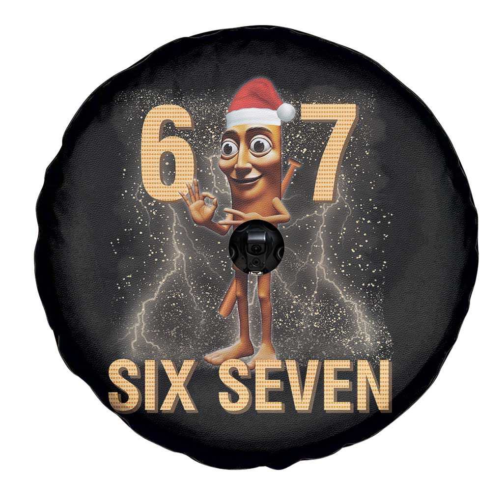 67 Six Seven Italian Brainrot Meme Spare Tire Cover Funny Tung Tung Tung Sahur Christmas TS14 Print Your Wear