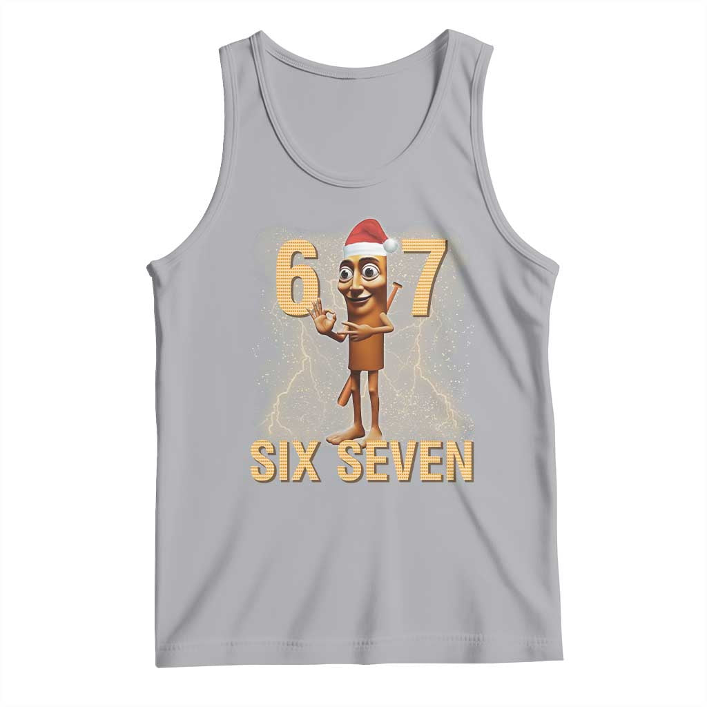 67 Six Seven Italian Brainrot Meme Tank Top Funny Tung Tung Tung Sahur Christmas TS14 Athletic Heather Print Your Wear