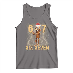 67 Six Seven Italian Brainrot Meme Tank Top Funny Tung Tung Tung Sahur Christmas TS14 Deep Heather Print Your Wear
