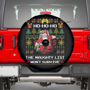 Nakatomi Plaza Christmas Spare Tire Cover Funny Santa Gun Cosplay Xmas TS14 Black Print Your Wear