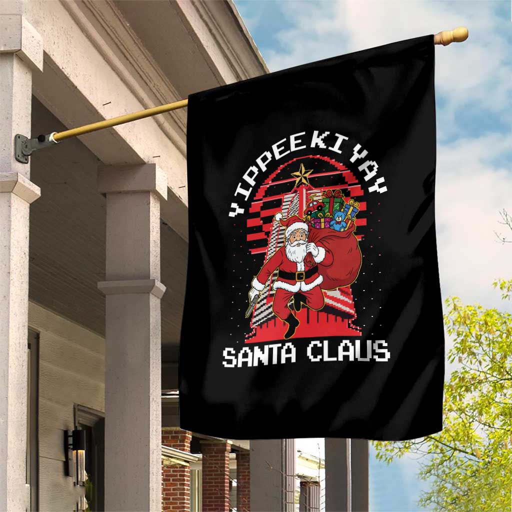 Nakatomi Plaza Christmas Garden Flag Yippee Ki Yay Santa Claus TS14 Print Your Wear