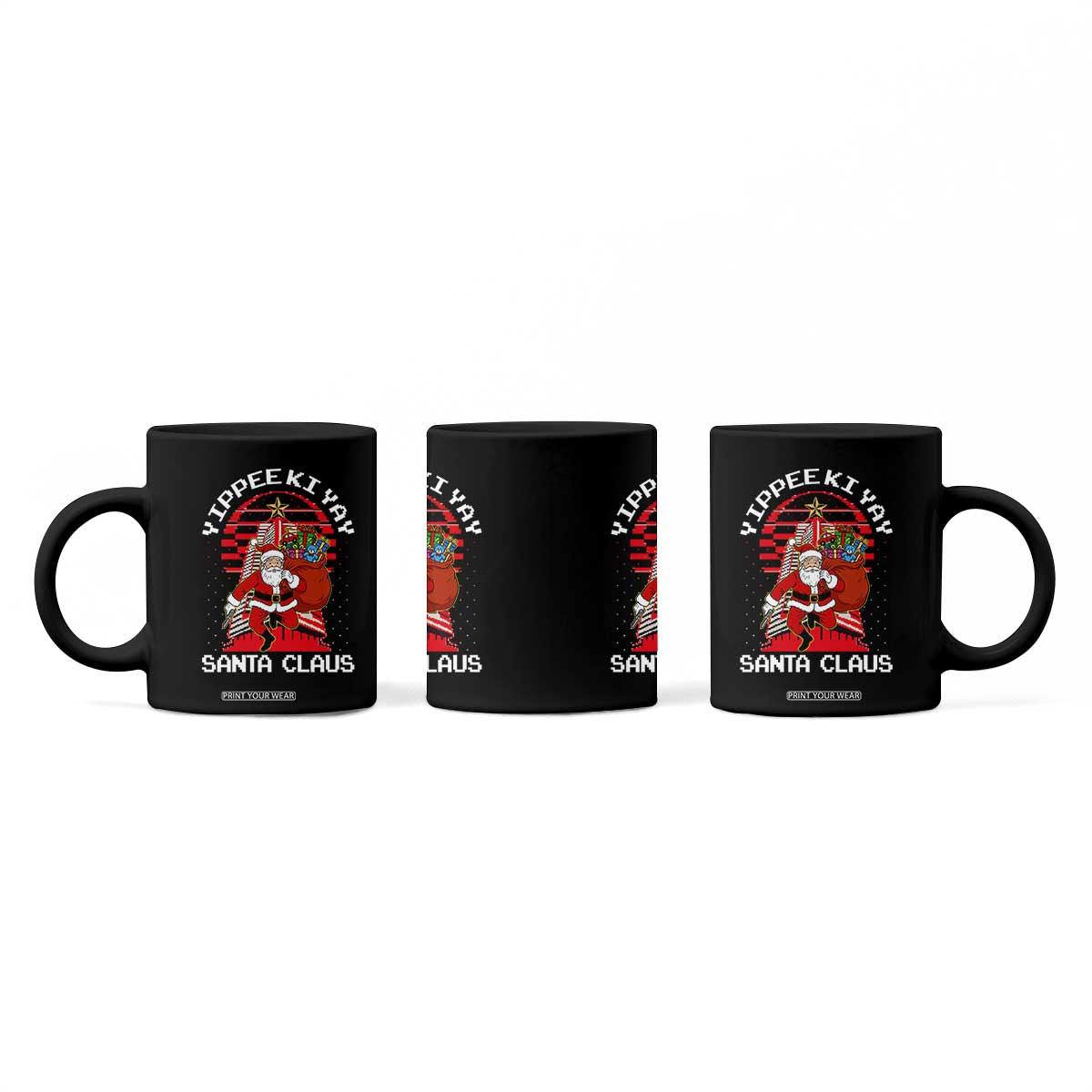 Nakatomi Plaza Christmas Coffee Mug Yippee Ki Yay Santa Claus TS14 Print Your Wear