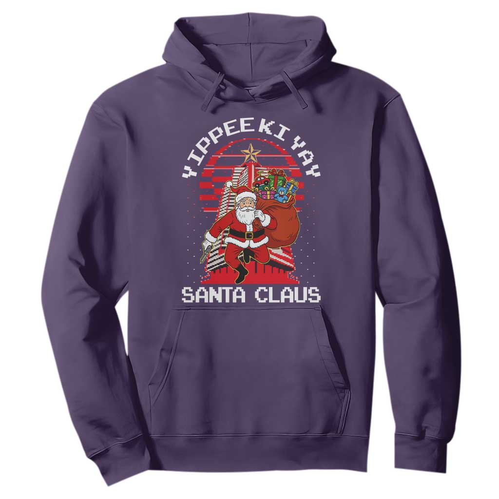 Nakatomi Plaza Christmas Hoodie Yippee Ki Yay Santa Claus TS14 Purple Print Your Wear
