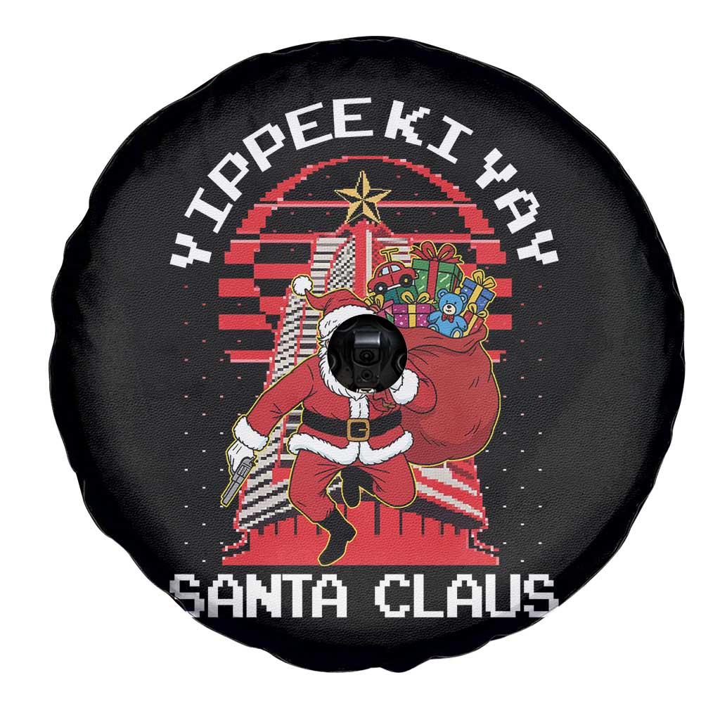 Nakatomi Plaza Christmas Spare Tire Cover Yippee Ki Yay Santa Claus TS14 Print Your Wear