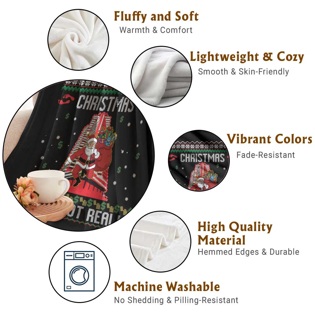 Nakatomi Plaza Christmas Throw Blanket Just Got Real TS14 Print Your Wear