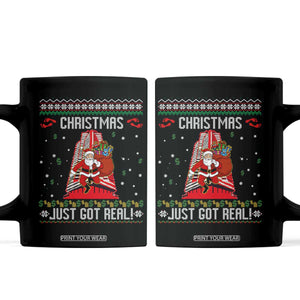 Nakatomi Plaza Christmas Coffee Mug Just Got Real TS14 Black Print Your Wear
