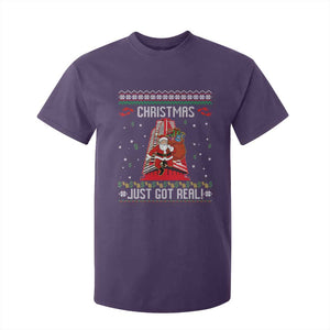 Nakatomi Plaza Christmas T Shirt For Kid Just Got Real TS14 Purple Print Your Wear