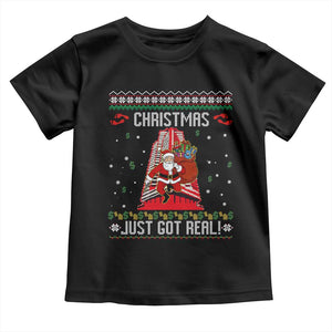 Nakatomi Plaza Christmas Toddler T Shirt Just Got Real TS14 Black Print Your Wear