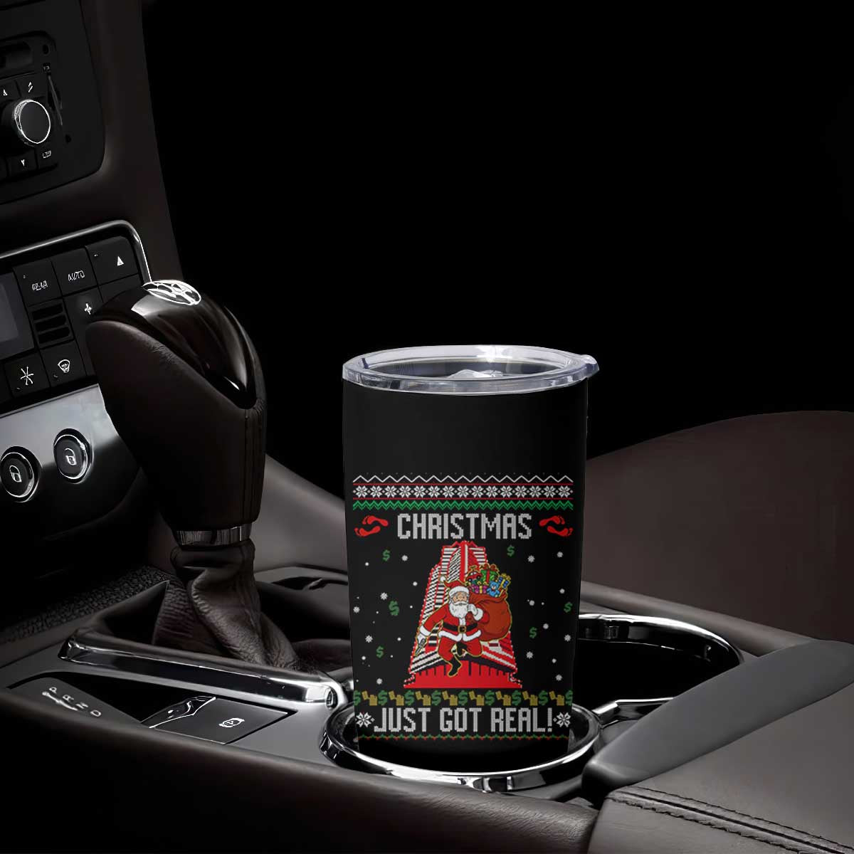 Nakatomi Plaza Christmas Tumbler Cup Just Got Real TS14 Print Your Wear