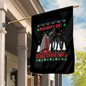 Nakatomi Plaza Christmas Garden Flag Funny Naughty Santa Cat Humor TS14 Print Your Wear