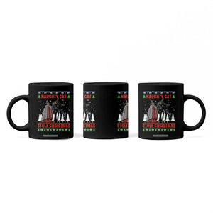 Nakatomi Plaza Christmas Coffee Mug Funny Naughty Santa Cat Humor TS14 Print Your Wear