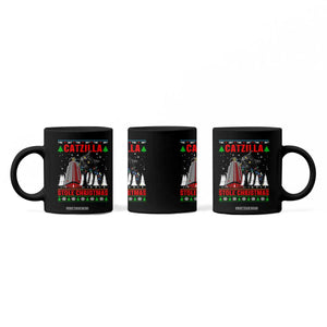 Nakatomi Plaza Christmas Coffee Mug Funny Catzilla Monster Xmas TS14 Print Your Wear