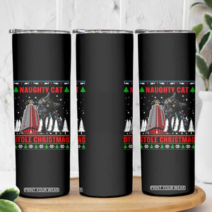 Nakatomi Plaza Christmas Skinny Tumbler Funny Naughty Santa Cat Humor TS14 Print Your Wear