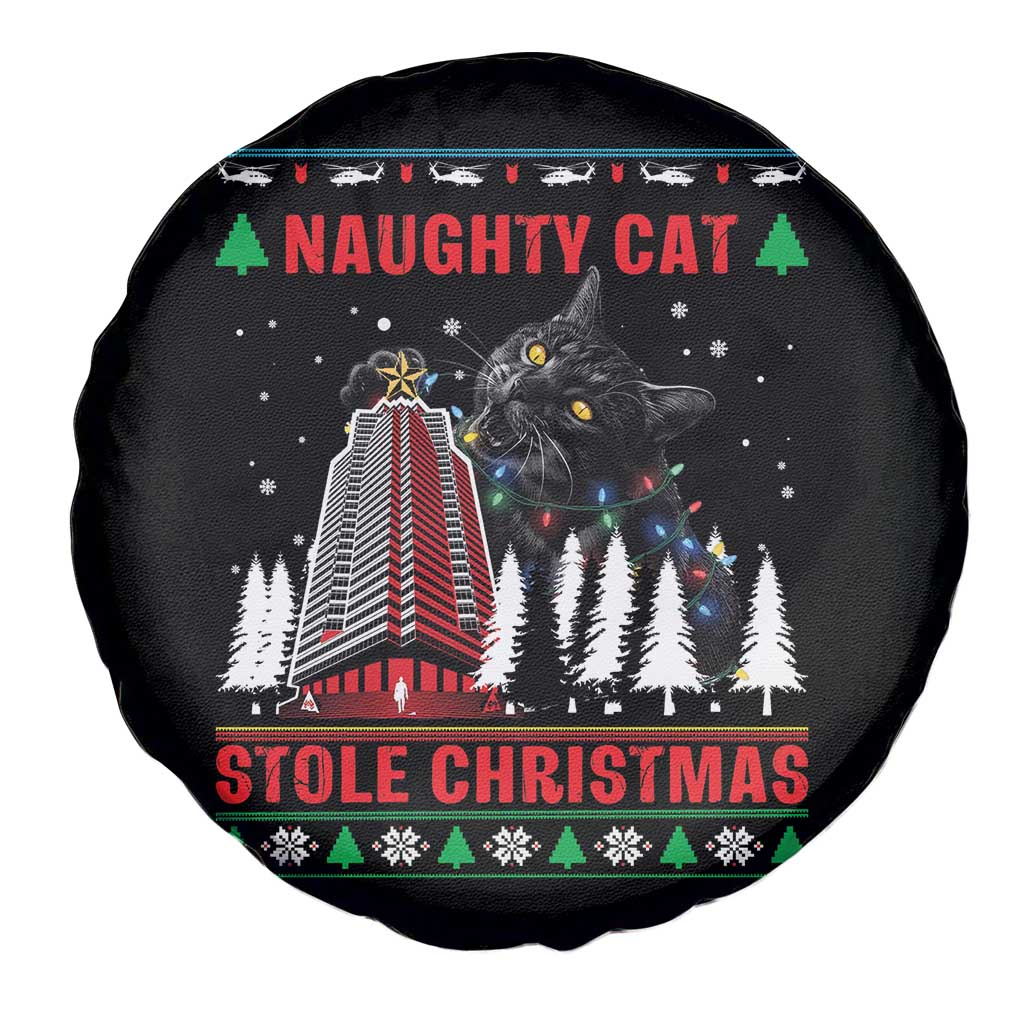 Nakatomi Plaza Christmas Spare Tire Cover Funny Naughty Santa Cat Humor TS14 Print Your Wear