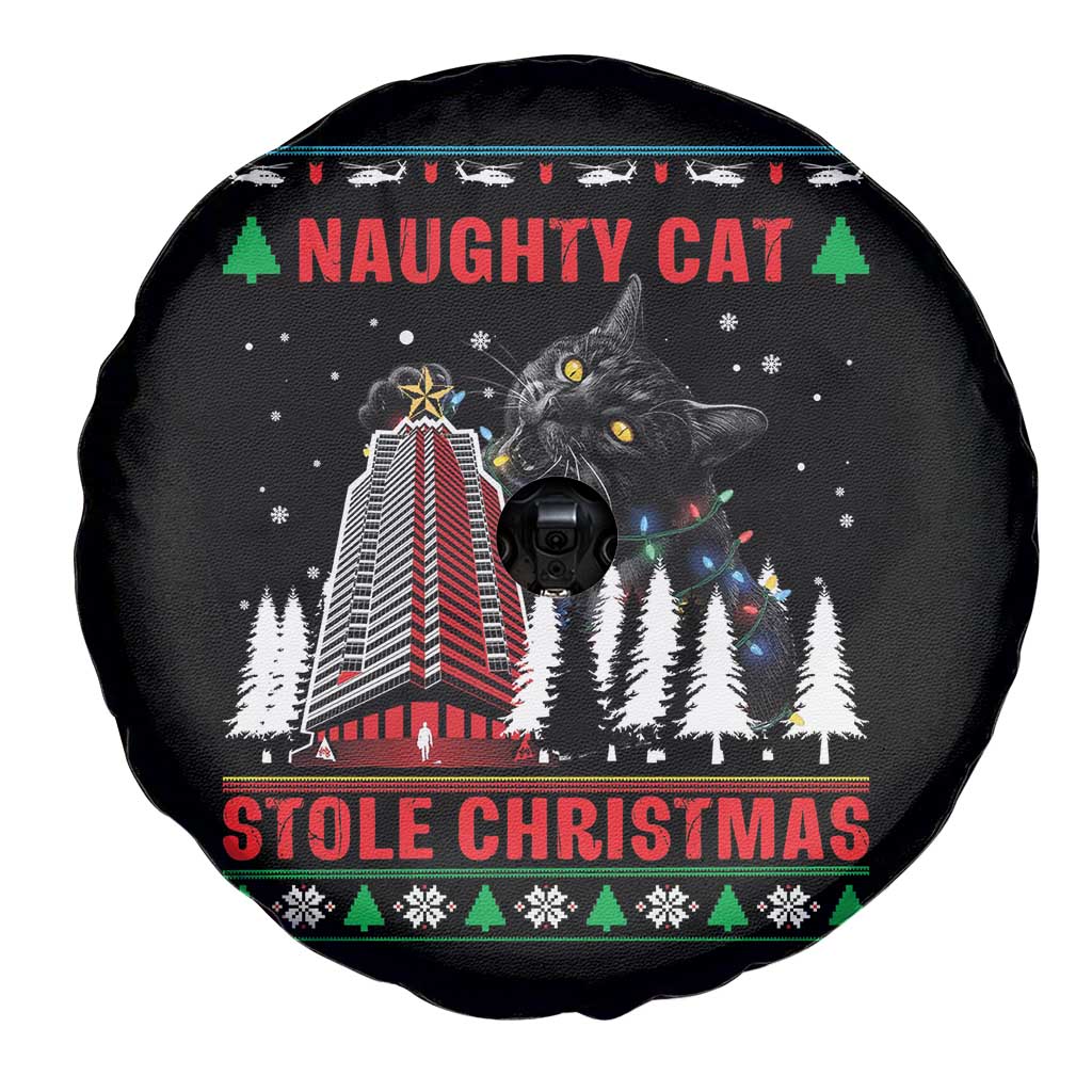 Nakatomi Plaza Christmas Spare Tire Cover Funny Naughty Santa Cat Humor TS14 Print Your Wear