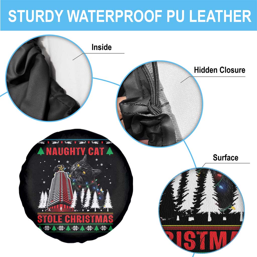 Nakatomi Plaza Christmas Spare Tire Cover Funny Naughty Santa Cat Humor TS14 Print Your Wear