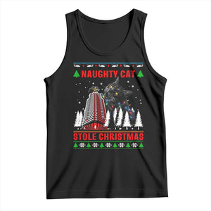 Nakatomi Plaza Christmas Tank Top Funny Naughty Santa Cat Humor TS14 Black Print Your Wear