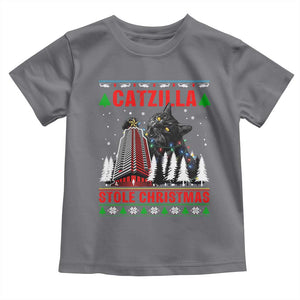 Nakatomi Plaza Christmas Toddler T Shirt Funny Catzilla Monster Xmas TS14 Charcoal Print Your Wear