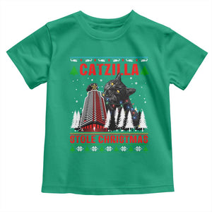Nakatomi Plaza Christmas Toddler T Shirt Funny Catzilla Monster Xmas TS14 Irish Green Print Your Wear