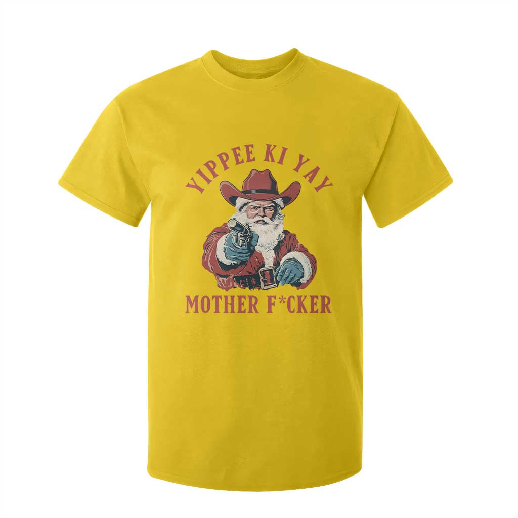 Yippee Ki Yay Mother Fcker T Shirt For Kid Funny Santa Gun Christmas TS14 Daisy Print Your Wear