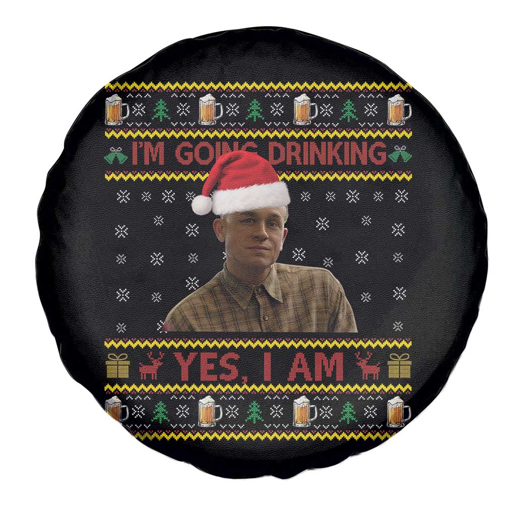 Ed Gein Christmas Spare Tire Cover I Am Going Drinking Yes I Am Christmas TS14 Print Your Wear