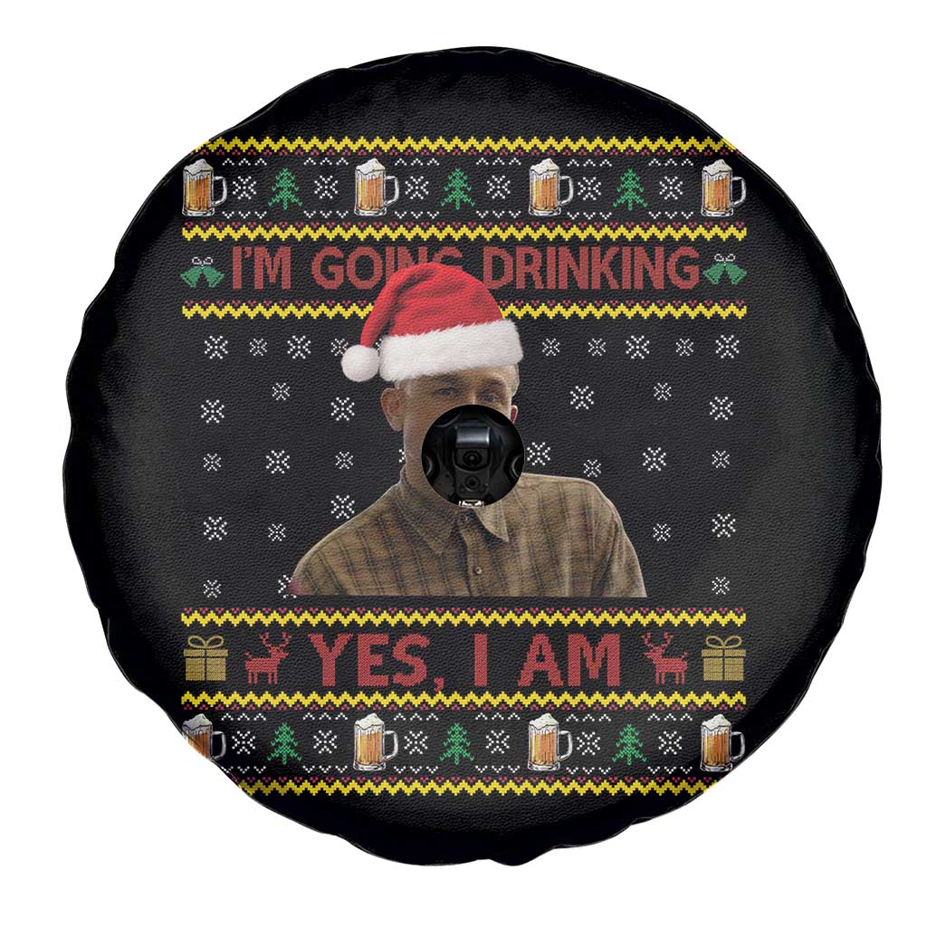 Ed Gein Christmas Spare Tire Cover I Am Going Drinking Yes I Am Christmas TS14 Print Your Wear