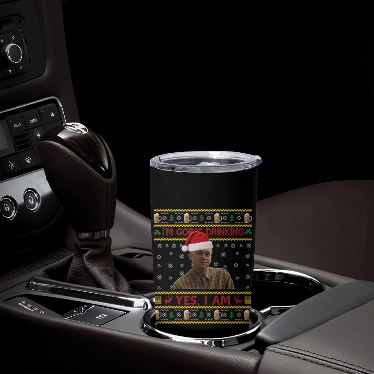 Ed Gein Christmas Tumbler Cup I Am Going Drinking Yes I Am Christmas TS14 Print Your Wear