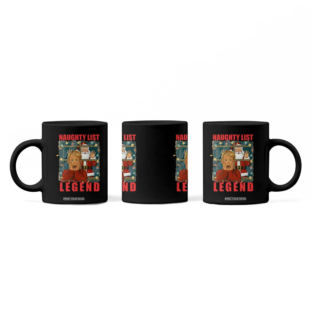 Santa Christmas Movie Funny Coffee Mug Naughty List Legend TS14 Print Your Wear