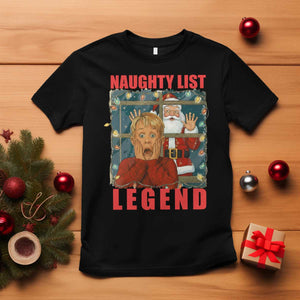Santa Christmas Movie Funny T Shirt Naughty List Legend TS14 Black Print Your Wear