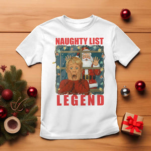 Santa Christmas Movie Funny T Shirt Naughty List Legend TS14 White Print Your Wear