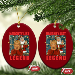 Santa Christmas Movie Funny Ceramic Ornament Naughty List Legend TS14 Print Your Wear