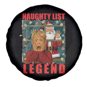 Santa Christmas Movie Funny Spare Tire Cover Naughty List Legend TS14 Print Your Wear