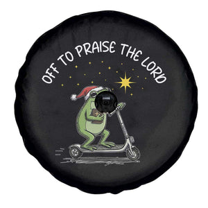 Funny Frog Christian Spare Tire Cover Off To Praise The Lord TS14 Print Your Wear