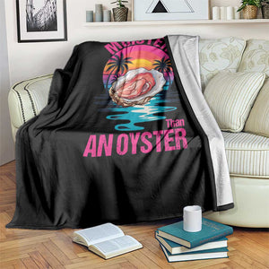 Moister Than An Oyster Throw Blanket Funny Inappropriate Adult Humor Women TS14 Print Your Wear